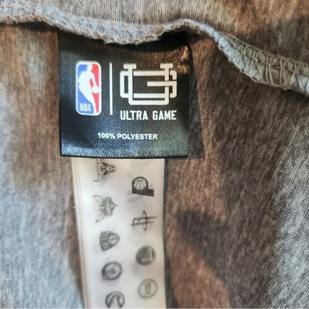 NBA Los Angeles LA Lakers‎ Ultra Game Quarter 1/4 Zip Pullover Grey Mens Small